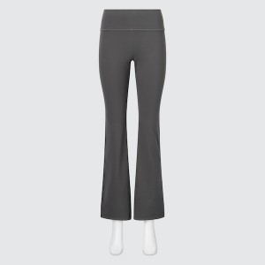 Uniqlo AIRism Soft Flare Naisten Leggings Tummanharmaat | 2935-XKSPU