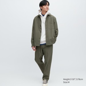 Uniqlo AirSense Shirt Miesten jackets Vihreä | FARZMU-642