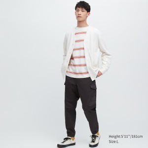 Uniqlo Cargo Jogger Miesten Housut Tummanharmaat | 4821-HJNCE