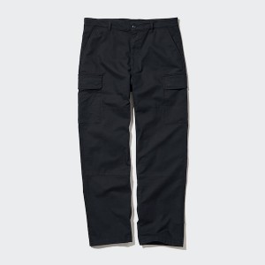 Uniqlo Cargo Utility Work Miesten Housut Mustat | 3628-IGEAP