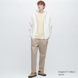 Uniqlo Cotton Relaxed Ankle Miesten Housut Beige | 7086-HKDLY