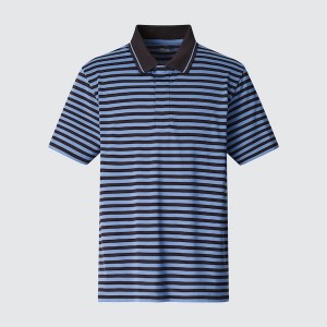 Uniqlo DRY-EX Short-Sleeve Miesten Pikeepaita Sininen | 2610-HCGXZ