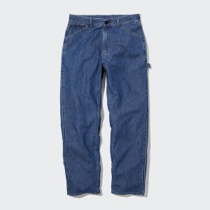 Uniqlo Denim Work Miesten Farkut Valkoinen | 9302-YODXB