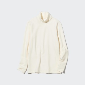 Uniqlo HEATTECH Ultra Warm High Neck Naisten T Paidat Valkoinen | 2980-PQOYB