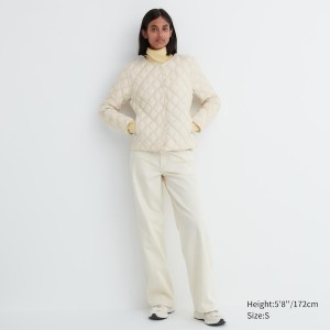 Uniqlo PUFFTECH Quilted Naisten jackets Valkoinen | 7692-UWPJT