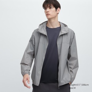 Uniqlo Pocketable UV Protection 3D Cut Miesten Parka Harmaat | 0526-EZLIG