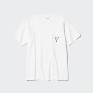 Uniqlo RF Short-Sleeve Graphic Miesten T Paidat Valkoinen | 6347-MTKQH