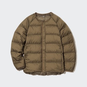 Uniqlo Recycled Down Miesten jackets Oliivinvihreä | VICBDO-830