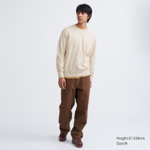 Uniqlo Side-Stripe Miesten Puserot Kerma | 5986-GPHSC