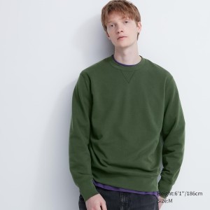 Uniqlo Side-Stripe Miesten Puserot Vihreä | 3206-GACPQ