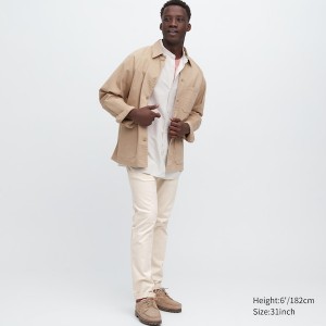 Uniqlo Slim-Fit Chino Miesten Housut Beige | 3657-RFYHU