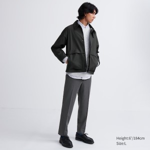 Uniqlo Smart Ankle Miesten Housut Harmaat | 4261-ZHEQT