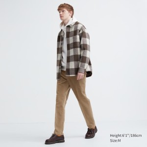 Uniqlo Smart Ankle Miesten Housut Ruskea | 2870-XGBRT