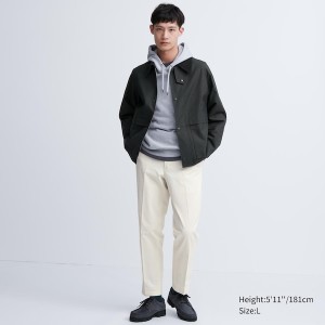 Uniqlo Smart Ankle Miesten Housut Valkoinen | 4069-HAFNV