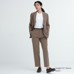 Uniqlo Smart Ankle Naisten Housut Ruskea | 1406-MEIQH