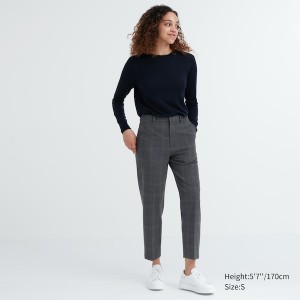 Uniqlo Smart Ankle Naisten Housut Tummanharmaat | 9358-KYTUM