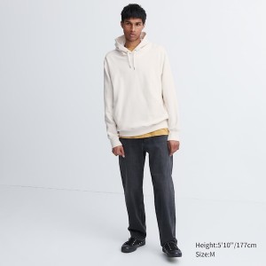 Uniqlo Sweat Pullover Long-Sleeve Miesten Huppari Sininen | 9164-XFNSB