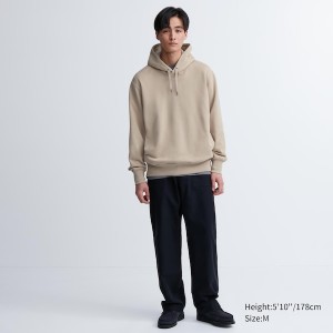 Uniqlo Sweat Pullover Long-Sleeve Miesten Huppari Sininen | 0289-IXVDZ