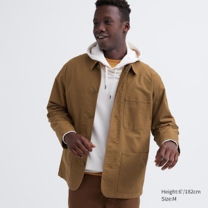 Uniqlo Utility Miesten jackets Ruskea | BLXCNO-532