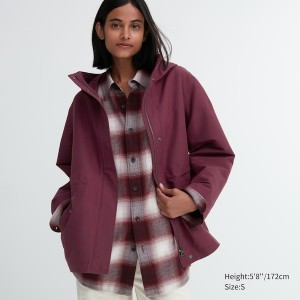 Uniqlo Utility Naisten Parka Viininpunainen | 5604-IGXVZ