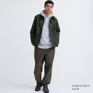 Uniqlo Utility Short Blouson Miesten jackets Vihreä | ZUTQVK-396