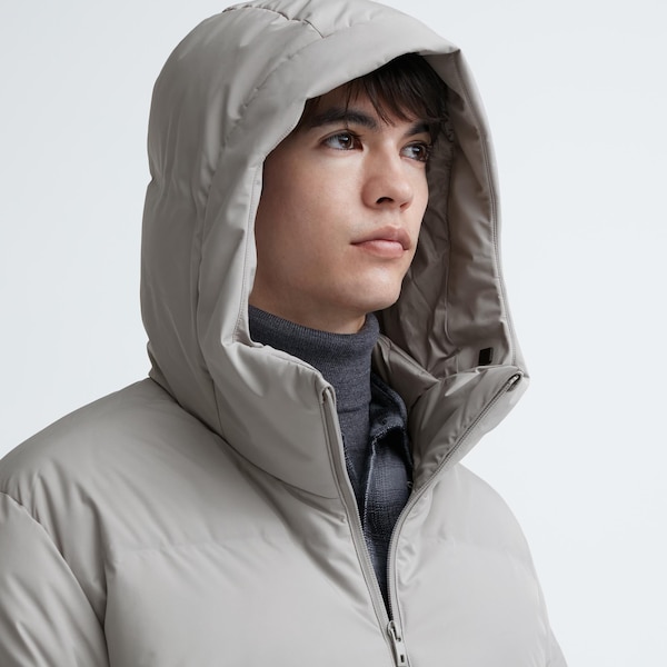 Uniqlo 3D Cut Seamless Down Miesten Parka Vaaleanharmaat | 9681-GMRDO