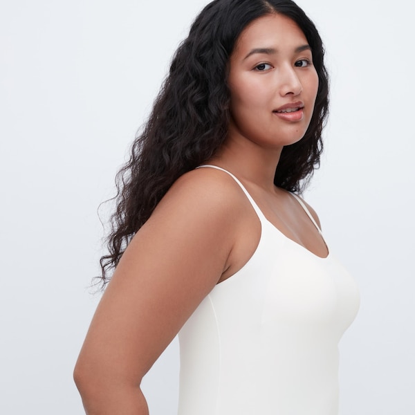 Uniqlo AIRism Camisole Bra Naisten Topit Valkoinen | 4209-YDWGV