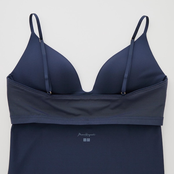 Uniqlo AIRism Plunging Camisole Bra Naisten Topit Laivastonsininen | 3256-UIXDG