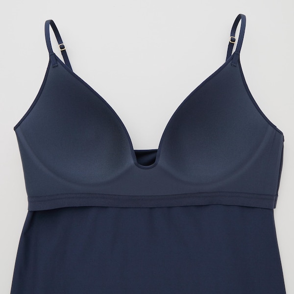 Uniqlo AIRism Plunging Camisole Bra Naisten Topit Laivastonsininen | 3256-UIXDG