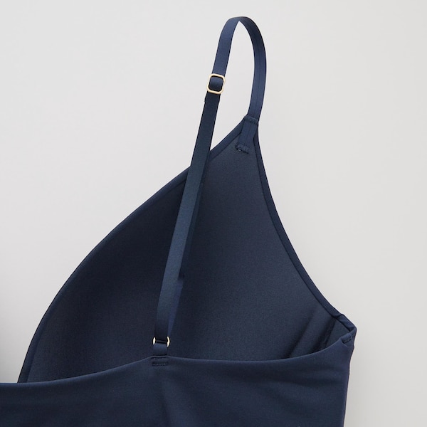 Uniqlo AIRism Plunging Camisole Bra Naisten Topit Laivastonsininen | 3256-UIXDG