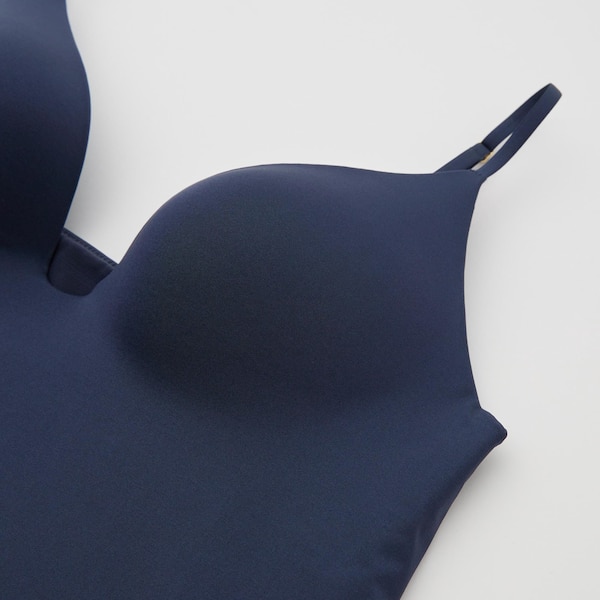 Uniqlo AIRism Plunging Camisole Bra Naisten Topit Laivastonsininen | 3256-UIXDG