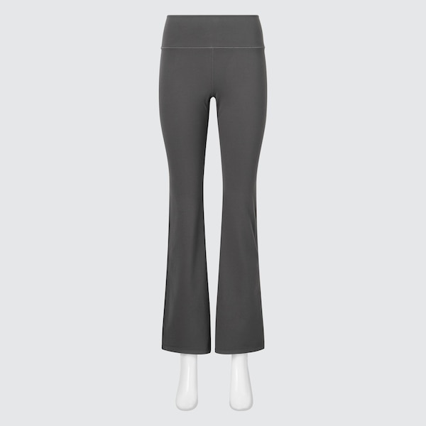 Uniqlo AIRism Soft Flare Naisten Leggings Tummanharmaat | 2935-XKSPU