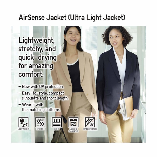 Uniqlo AirSense Naisten jackets Beige | 0875-WKGTP