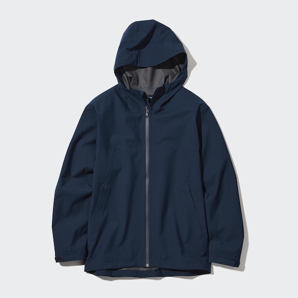 Uniqlo BLOCKTECH Miesten Parka Laivastonsininen | TRQYFH-846