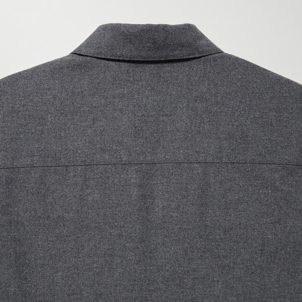 Uniqlo Brushed Twill Miesten Päällyspaita Harmaat | 0491-UPYXC