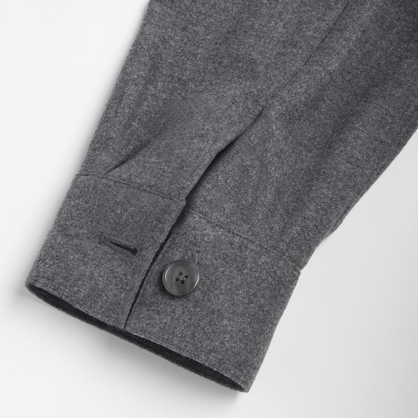 Uniqlo Brushed Twill Miesten Päällyspaita Harmaat | 0491-UPYXC