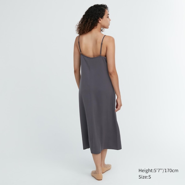 Uniqlo Camisole Midi Naisten Mekko Harmaat | 8760-AZMYS