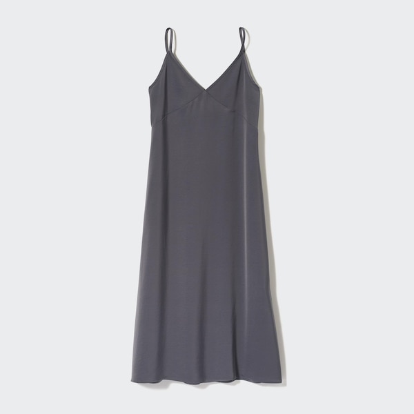 Uniqlo Camisole Midi Naisten Mekko Harmaat | 8760-AZMYS