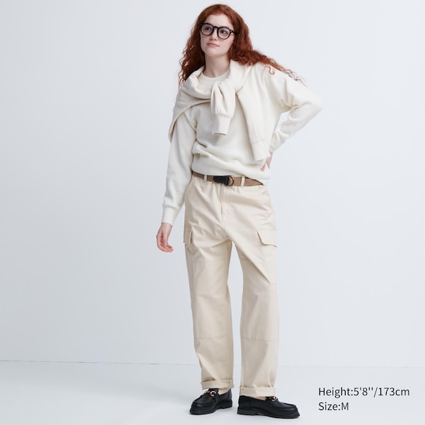 Uniqlo Cargo Miesten Housut Valkoinen | 4679-VZUNK