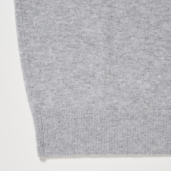 Uniqlo Cashmere Crew Neck Long-Sleeve Miesten Neulepuserot Harmaat | 3580-BGCAE