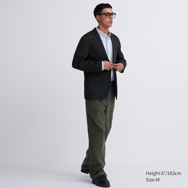 Uniqlo Comfort Miesten jackets Mustat | 0482-SUEBN