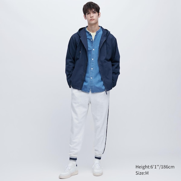 Uniqlo Cotton Miesten Parka Laivastonsininen | EAKUNT-763