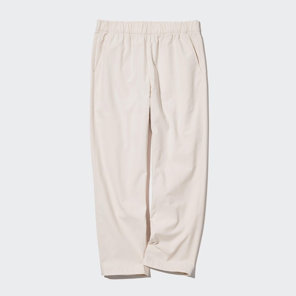 Uniqlo Cotton Relaxed Ankle Naisten Housut Valkoinen | 2586-UESDW