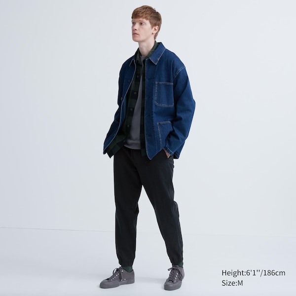 Uniqlo Cotton Relaxed Miesten Juoksuvaatteet Mustat | 0827-BJLUC