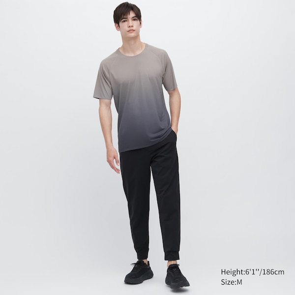 Uniqlo DRY-EX Crew Neck Short-Sleeve Miesten T Paidat Harmaat | 9673-BIYLE