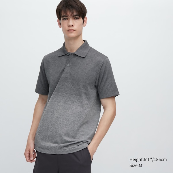 Uniqlo DRY-EX Miesten Pikeepaita Harmaat | 7158-VDTJC