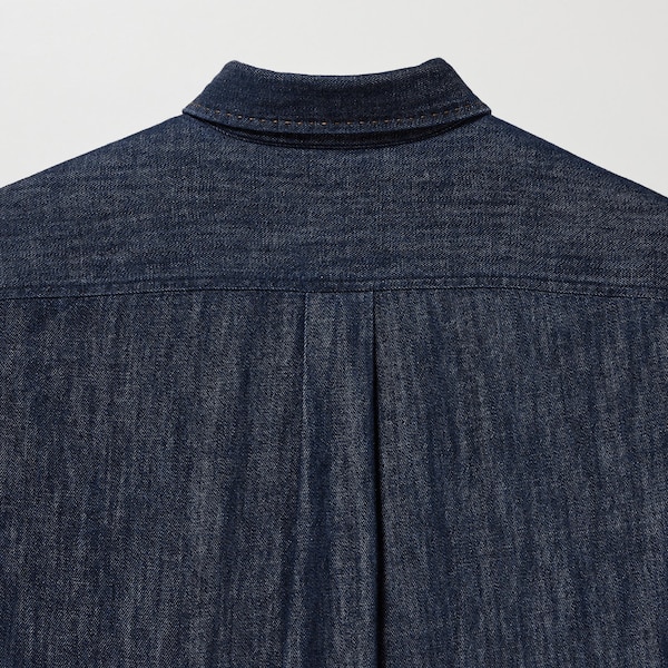 Uniqlo Denim Long-Sleeve Naisten Paidat Laivastonsininen | 0592-LDWEA