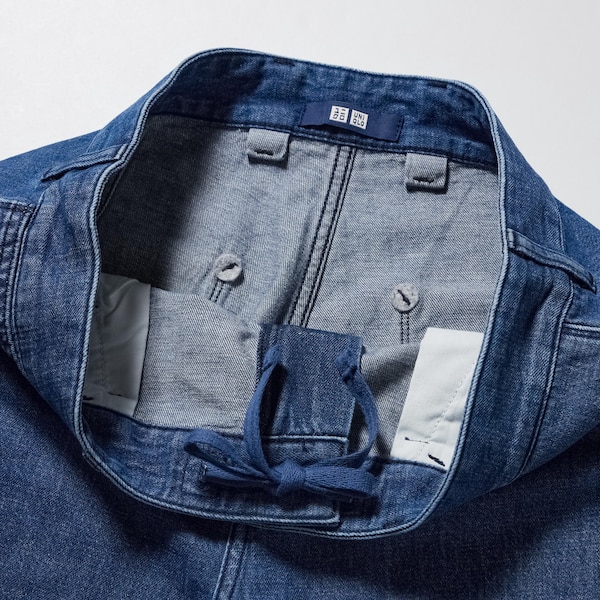 Uniqlo Denim Work Miesten Farkut Valkoinen | 9302-YODXB