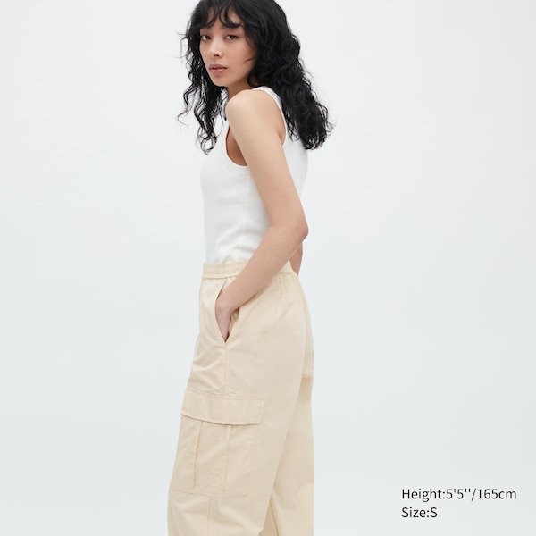 Uniqlo Easy Cargo Naisten Housut Beige | 1764-PNXVD