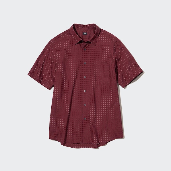 Uniqlo Extra Fine Cotton Short-Sleeve Miesten Paidat Punainen | 8534-IFMYL